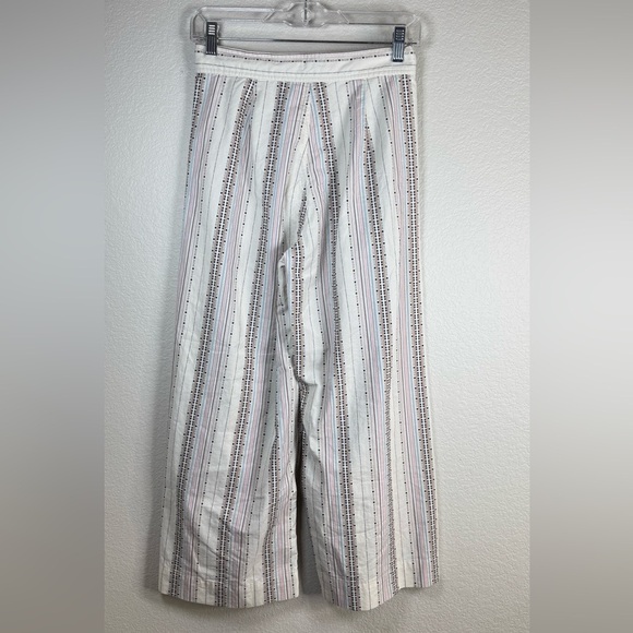 Anthropologie The Odells Multicolor Striped Pants and Cropped Top Set Small - Picture 12 of 14